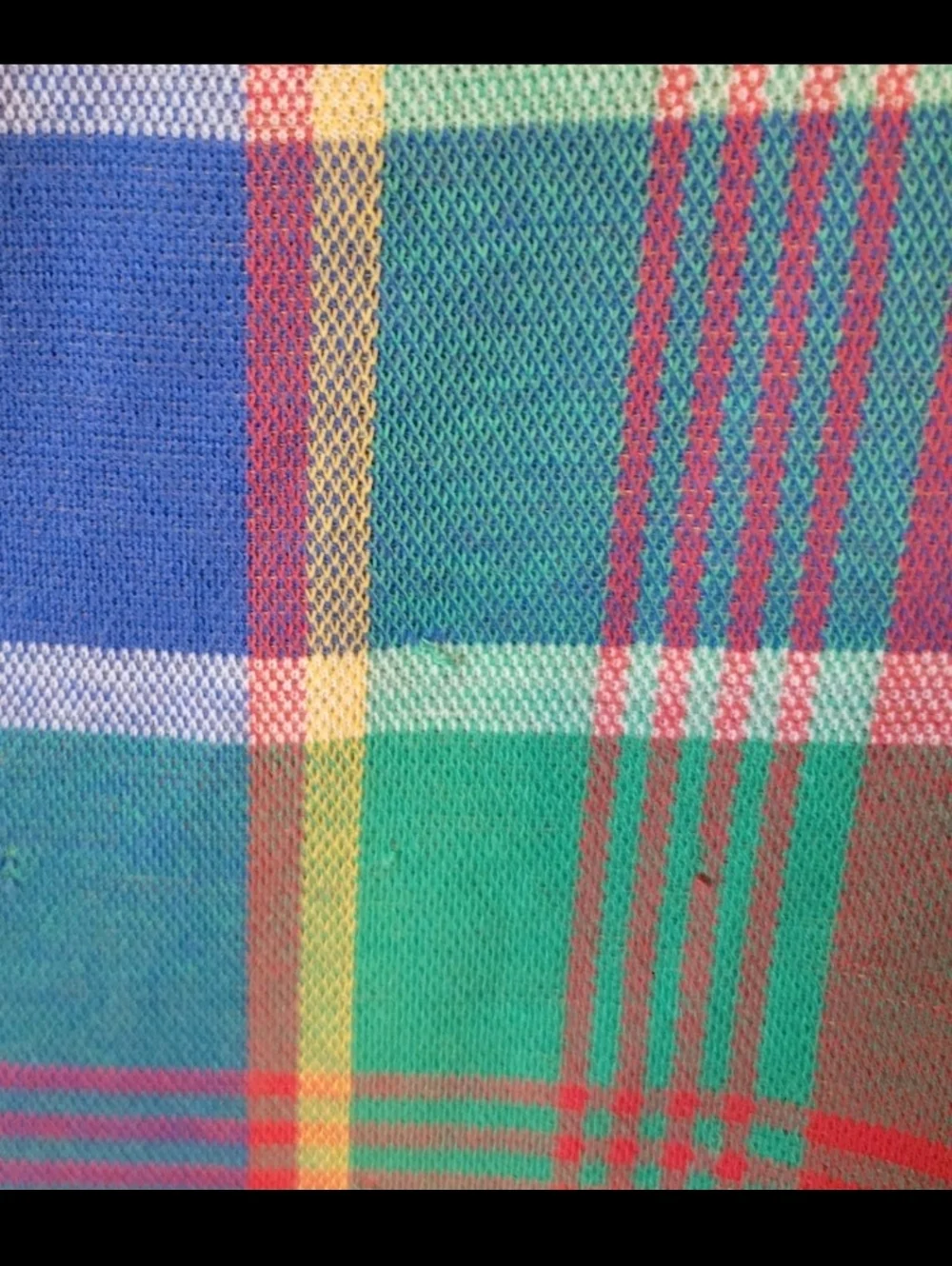 POLO by Ralph Lauren Shirt Medium Madras Multicolor Plaid Y2k Vintage Preppy